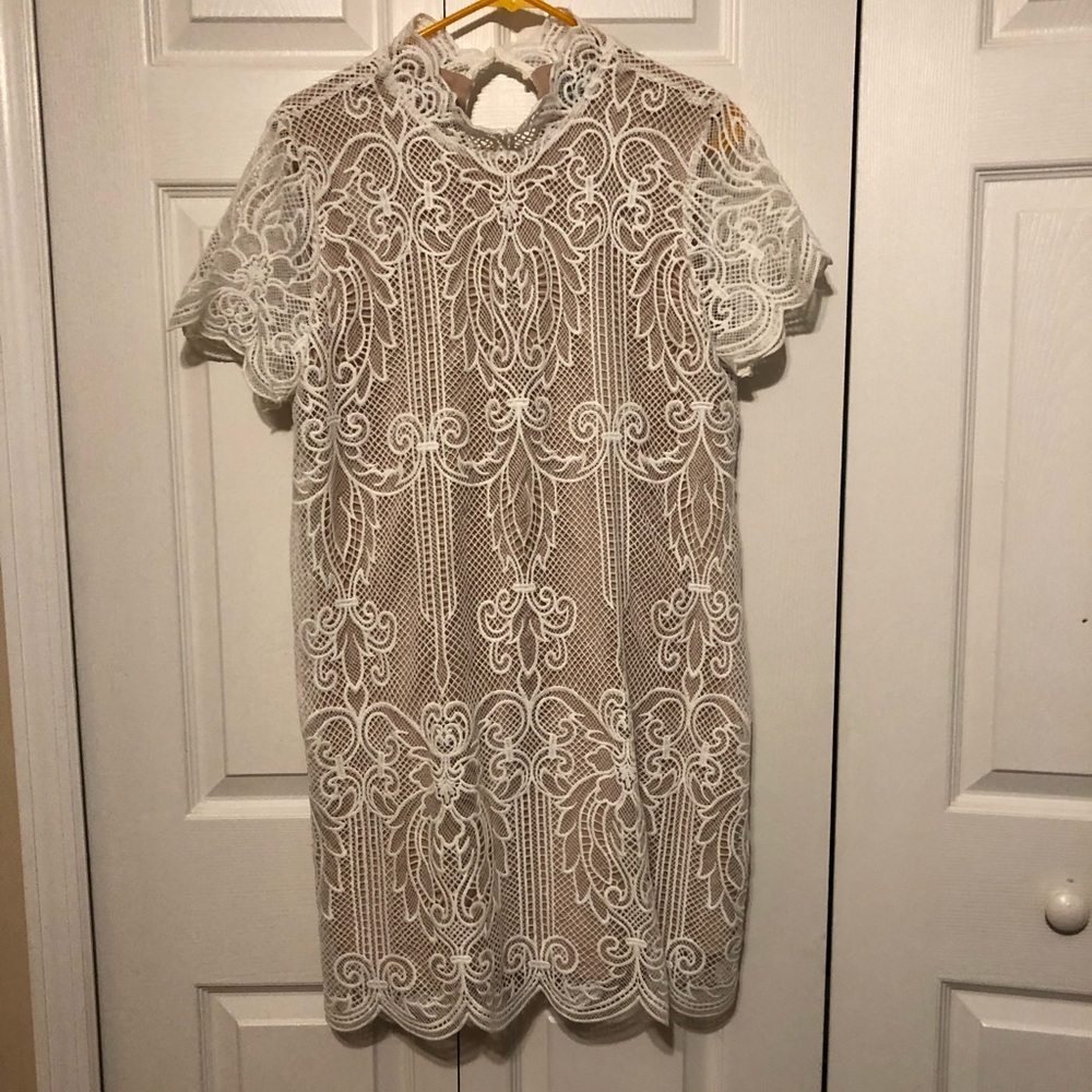 BOHO little white dress